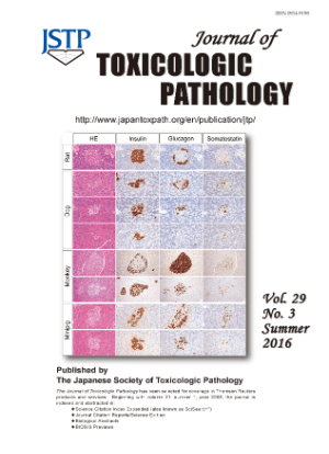 Journal of Toxicologic Pathology Vol.29 No.3